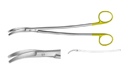 TC НОЖИЦІ ГІСТЕРЕКТОМ. ДЛЯ BJ552R ВИГНУТІ 250MM